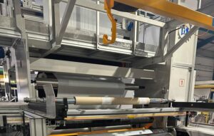 image of blown film line at elite plastics