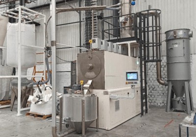 Microwave dryer installation