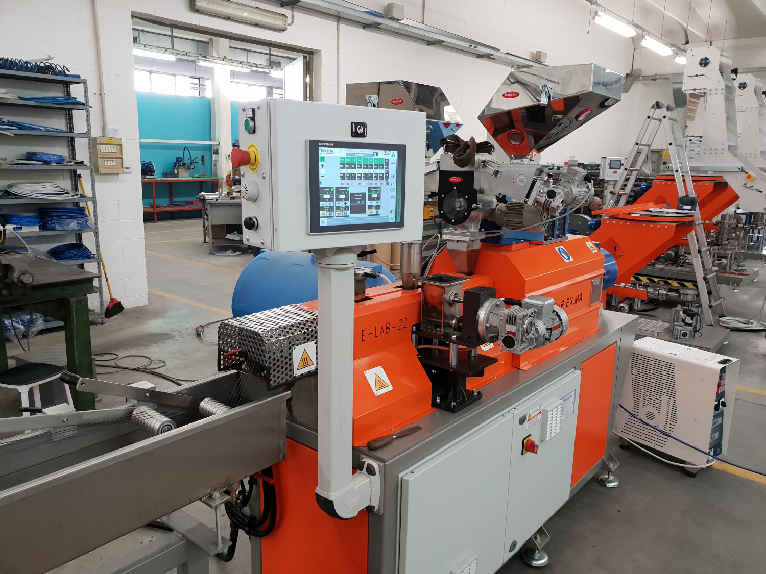 EUR.EX.MA twin extrusion line