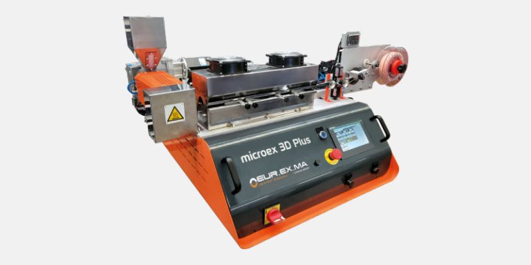 MICROEX 3D Plus benchtop filament line