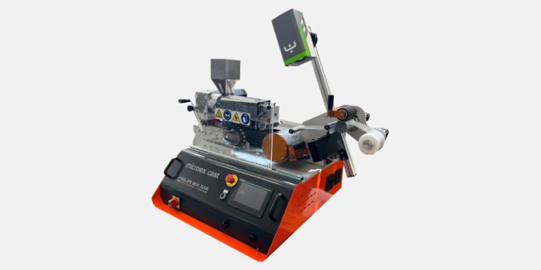 MICROEX CAST bench top cast film extrusion line