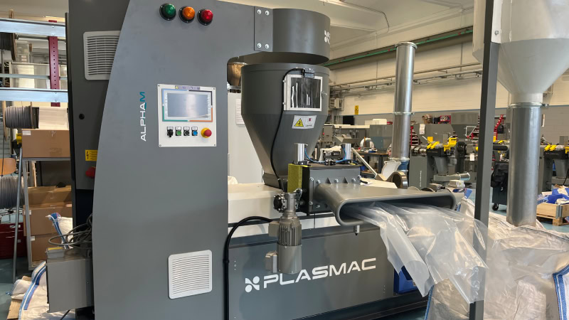 Repelletising machine
