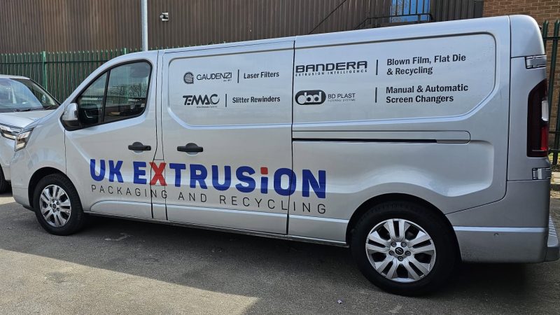 UK Extrusion servicing van